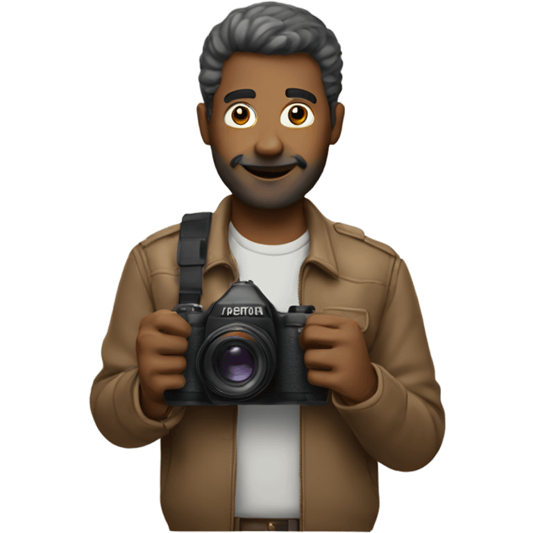 Man with camera emoji