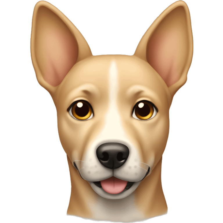 beige dog with big pointy ears emoji