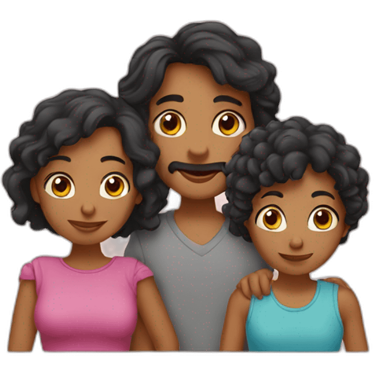 Familia de 5 emoji