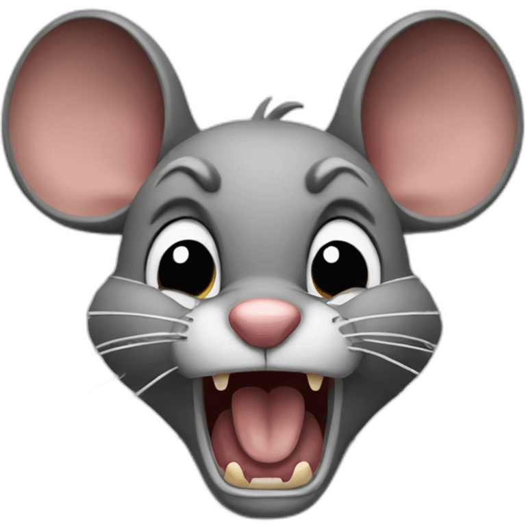 Angry mouse emoji