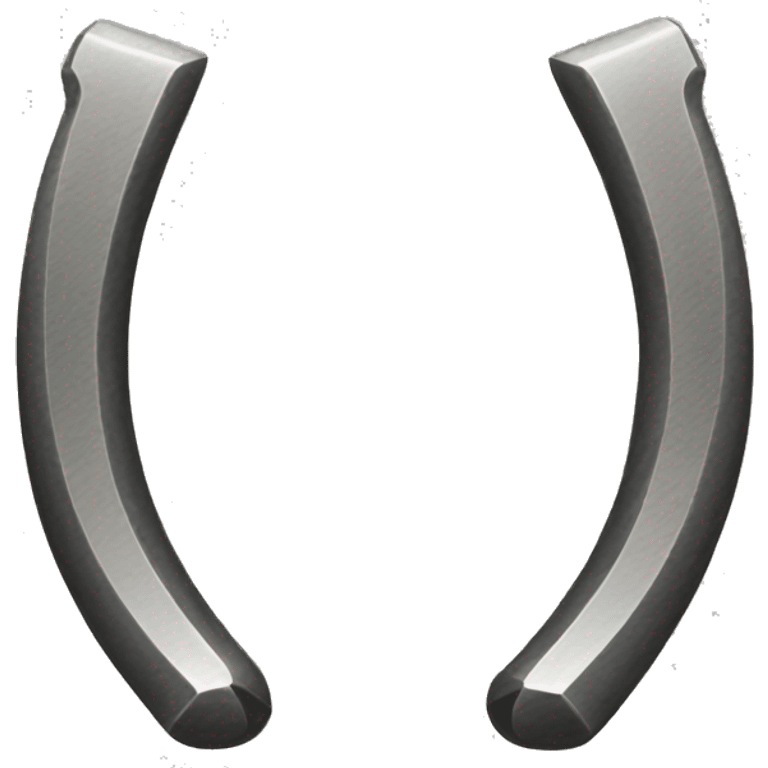 Piercing horseshoe emoji