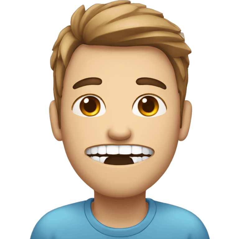 Person with a tooth ache emoji