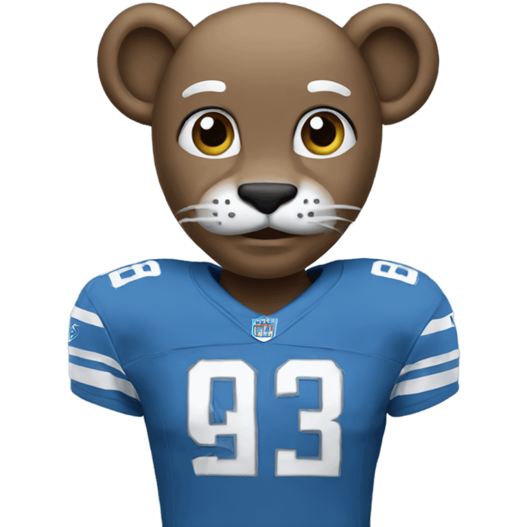 Detroit lions emoji