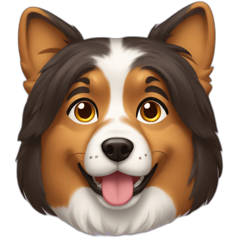 lassie dog emoji