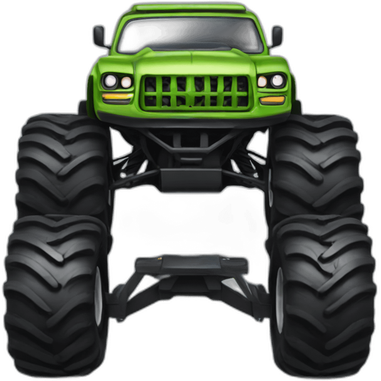 Monster truck emoji