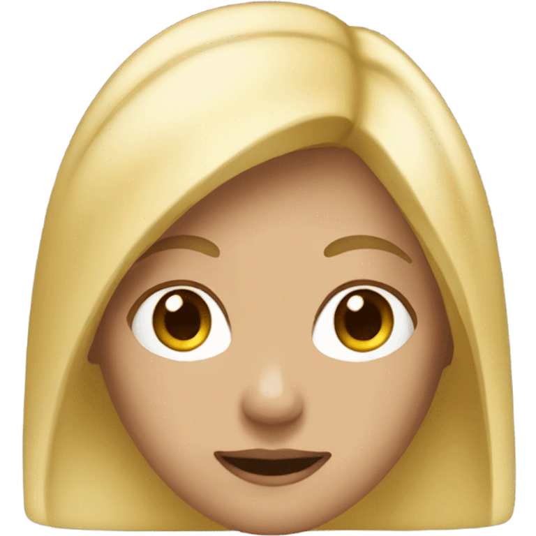 Blond girl emoji