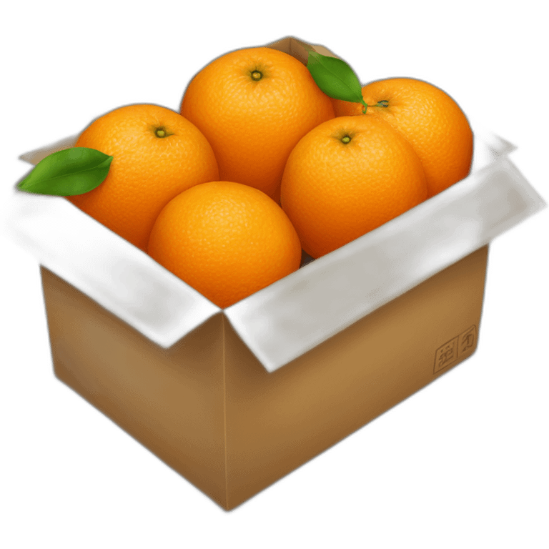 oranges in the box emoji