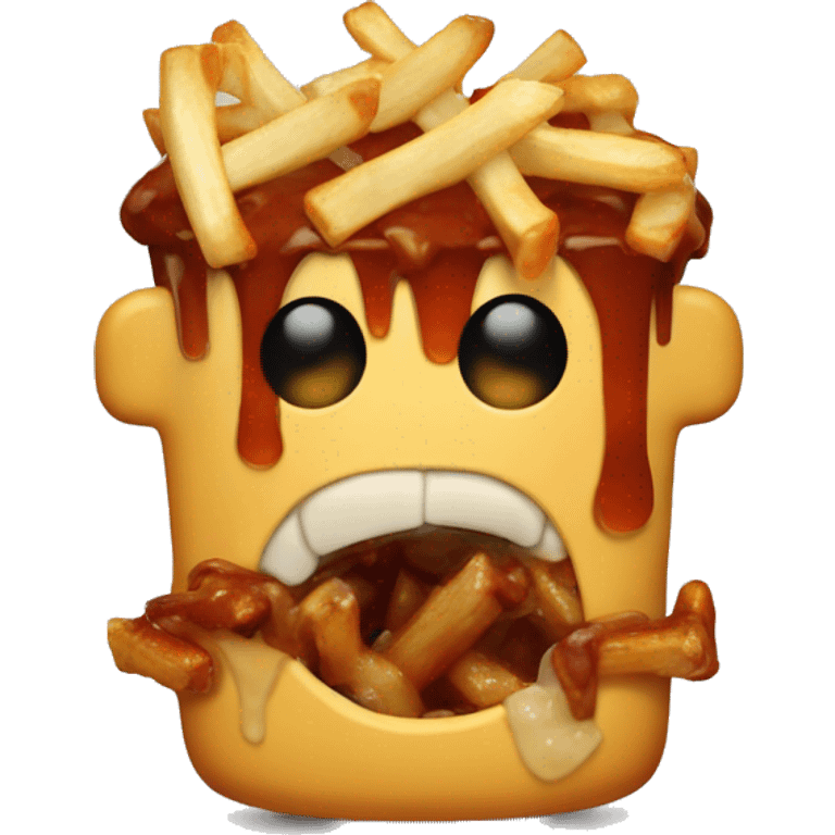 Poutine mange poutine emoji