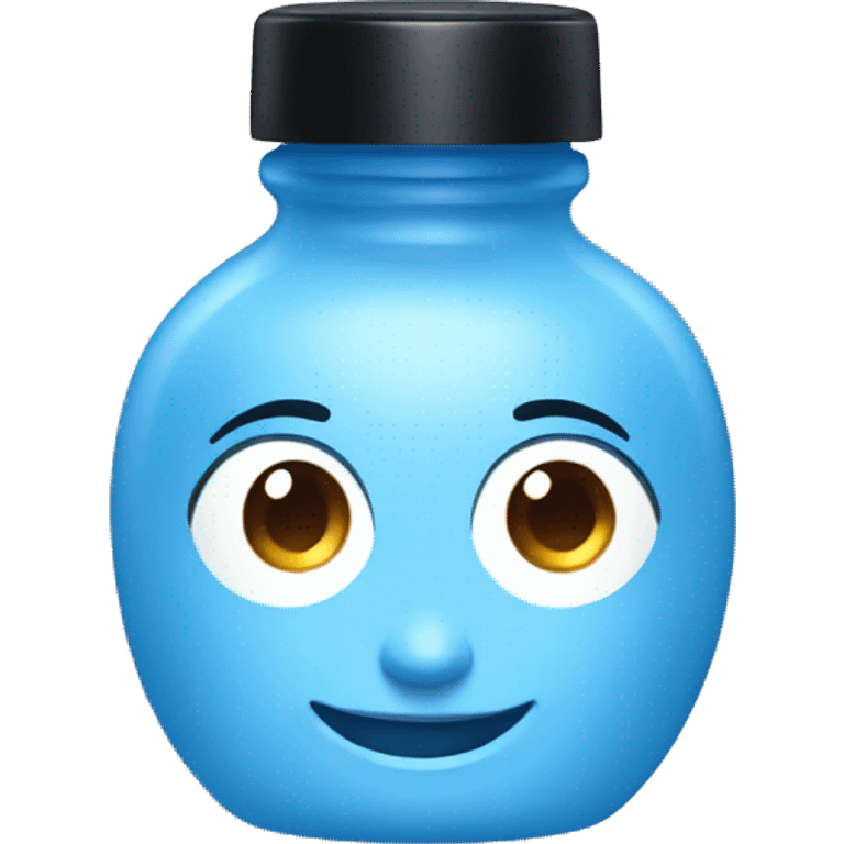 blue moisturiser emoji