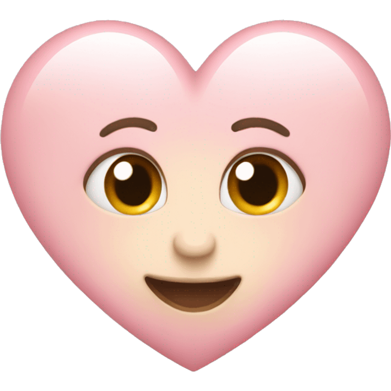 light pink heart emoji