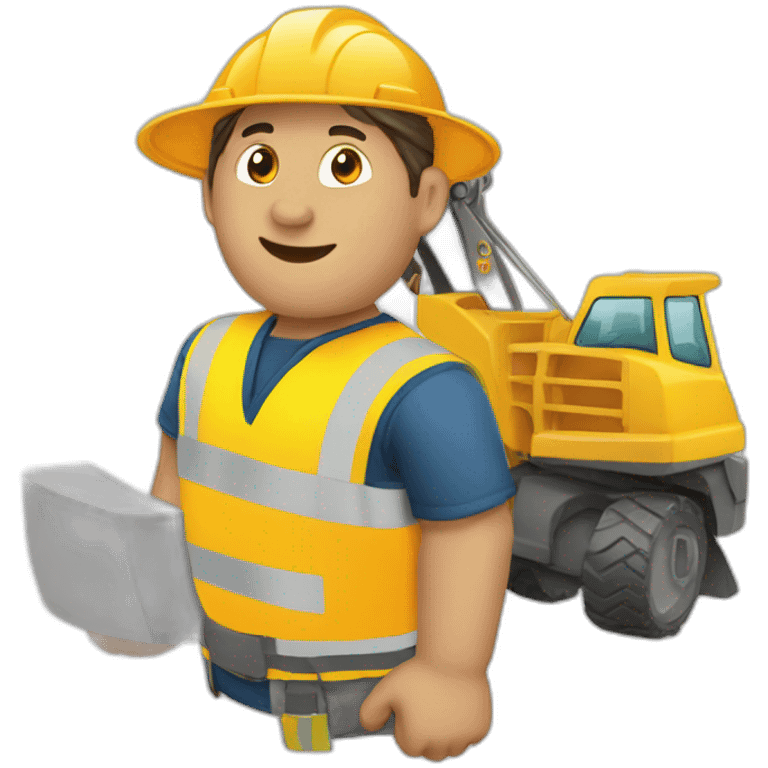 Cône de chantier emoji