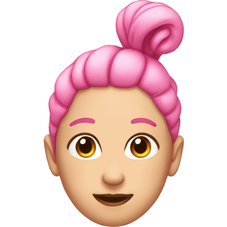 Pink bun  emoji