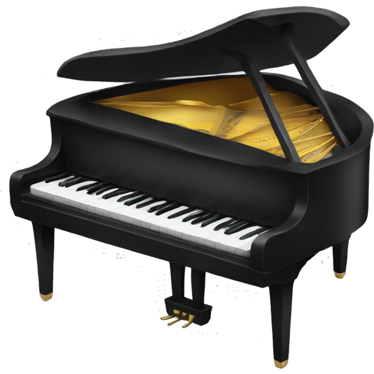 Black Piano  emoji