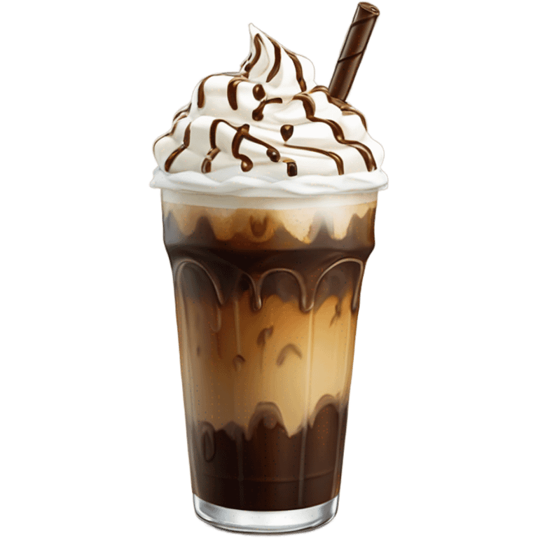 Ice coffee emoji