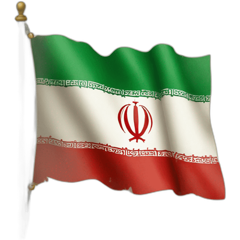 Old flag of iran emoji