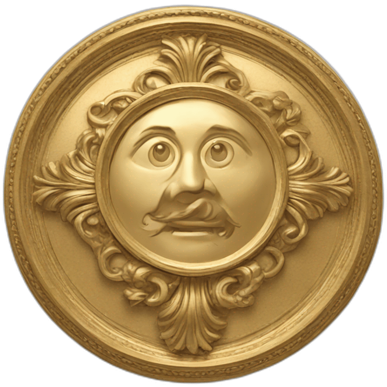 Victorian era medallion emoji