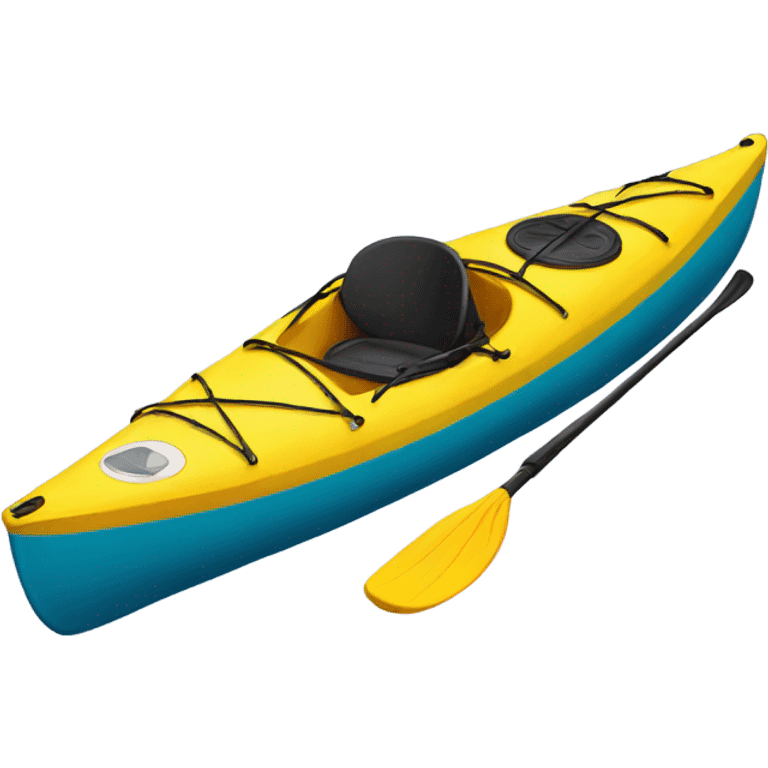 yellow kayak emoji