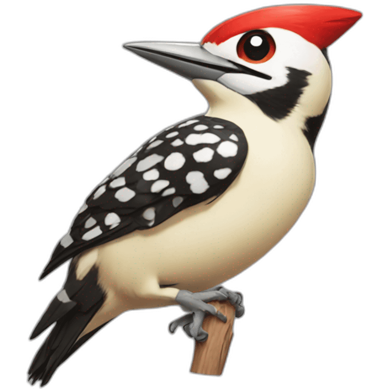 woopdy woodpecker winking emoji