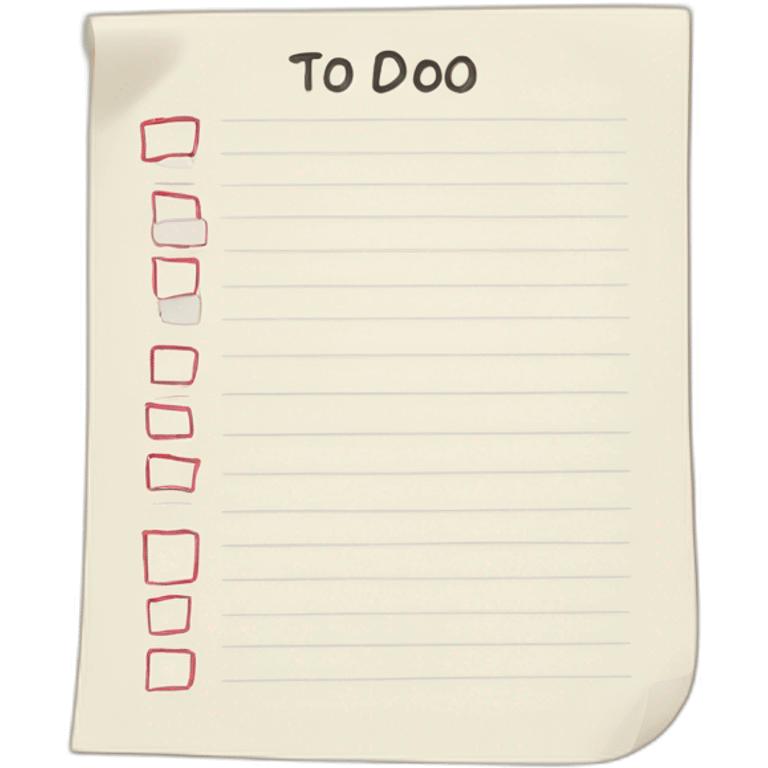 to-do list emoji