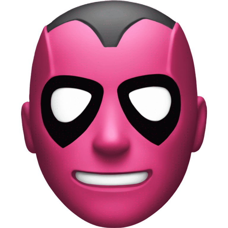 Pink deadpool emoji