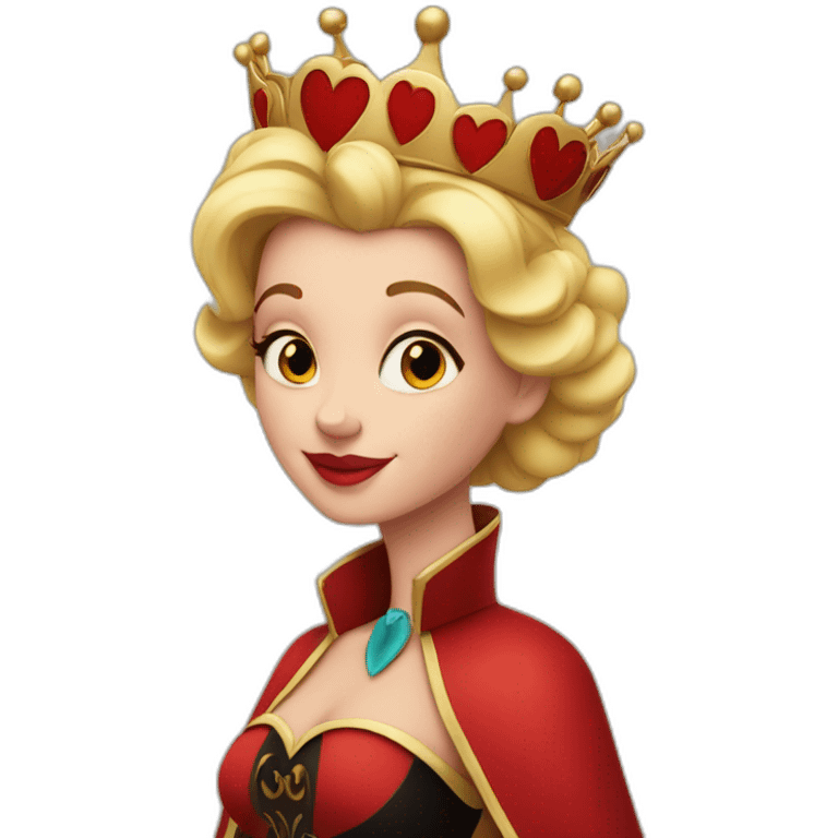 Queen Of Hearts in Disney emoji