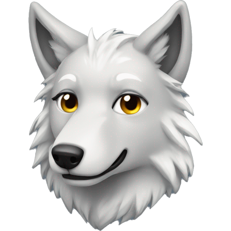 Sparkle wolf emoji