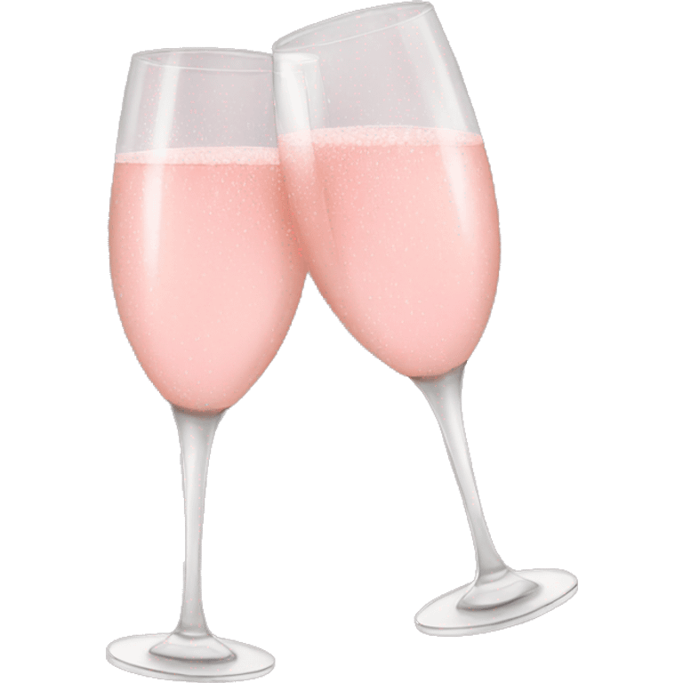 Pink champagne  emoji