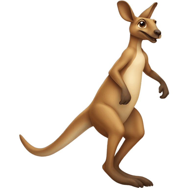 Hopping kangaroo  emoji