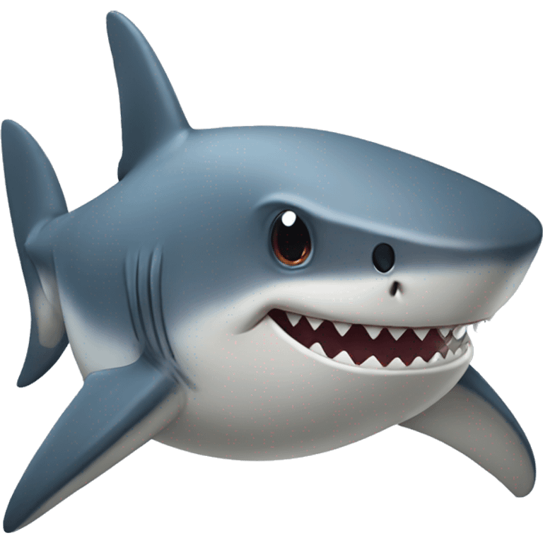 funny shark emoji