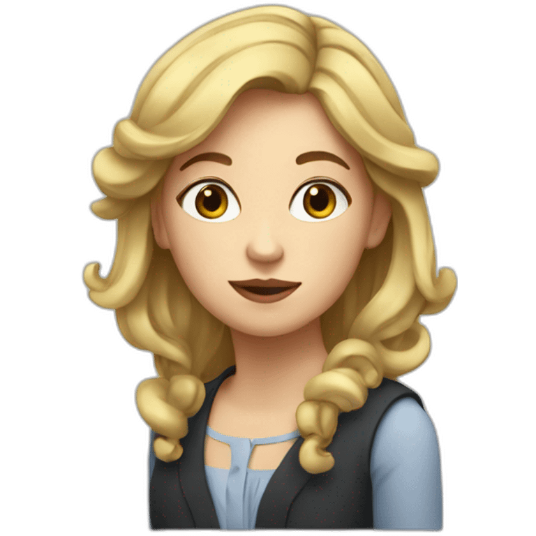 French young modern  Marianne emoji