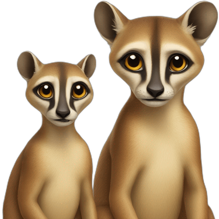 Paresseux et suricate emoji