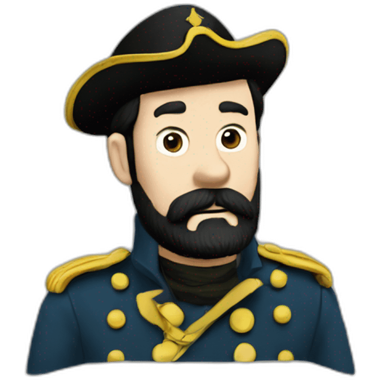 Captain haddock from tin tin emoji