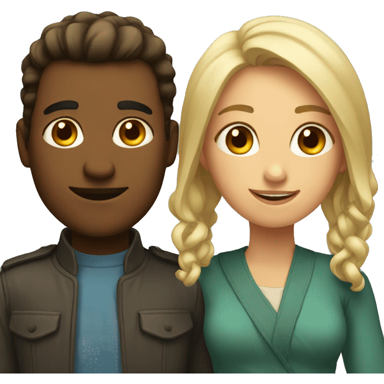 man and woman emoji