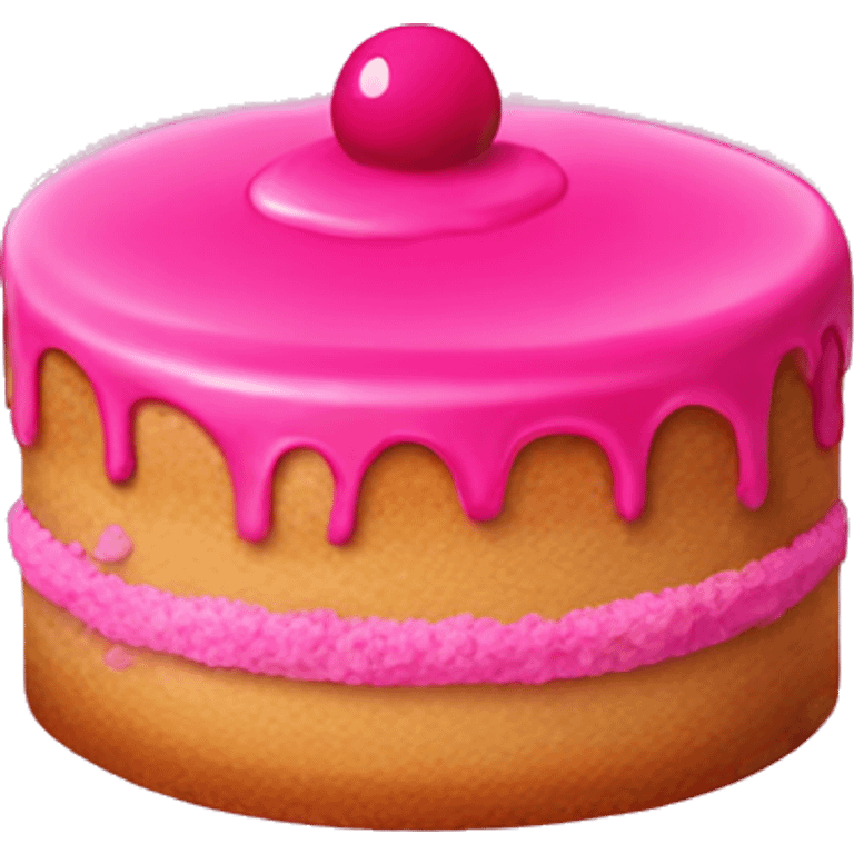 Hot pink cake  emoji