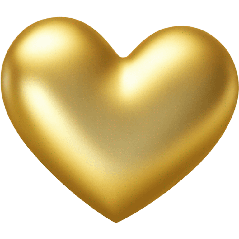 Gold heart  emoji