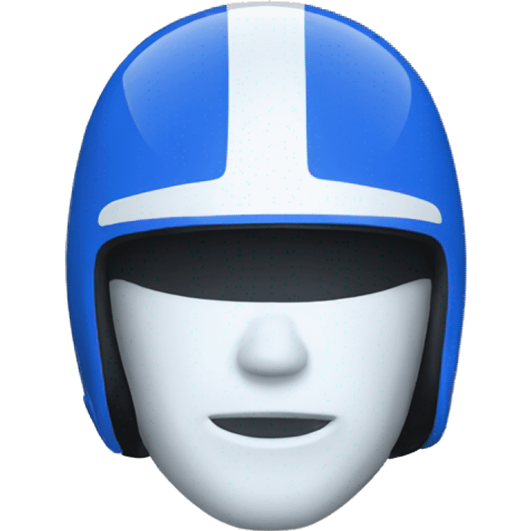 blue helmet emoji