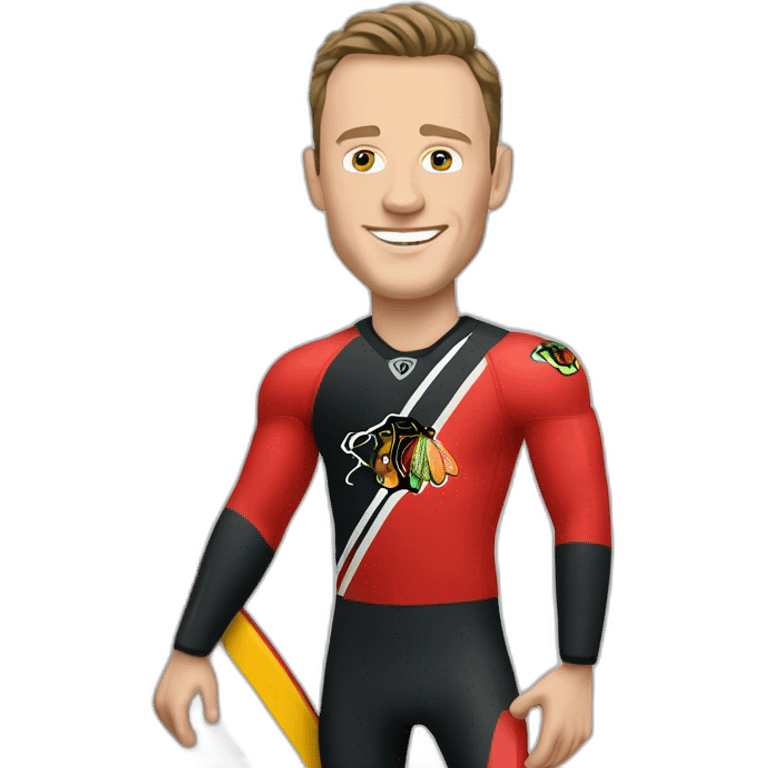 Jonathan Toews as surfer emoji