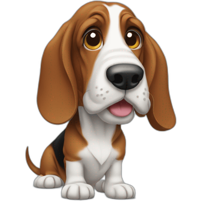 Basset hound emoji