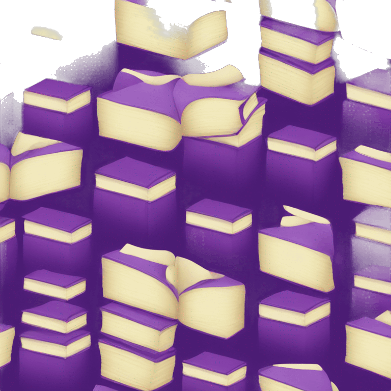 Purple books emoji