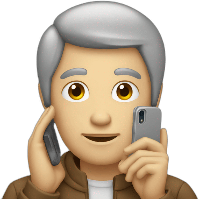 human with phone emoji