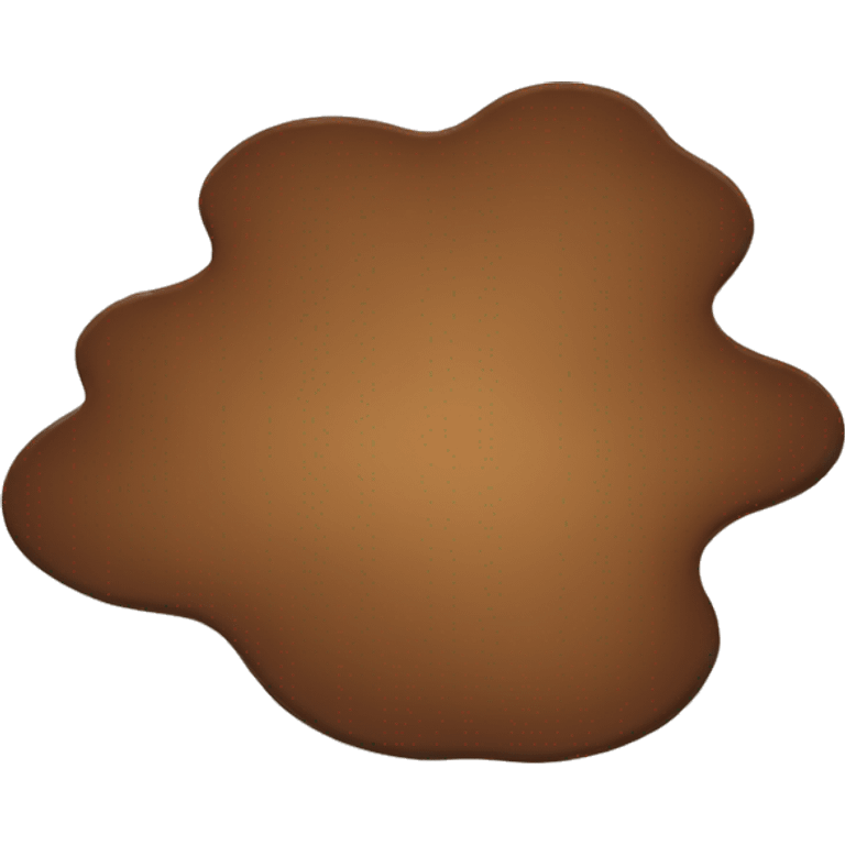 Brown puddle  emoji