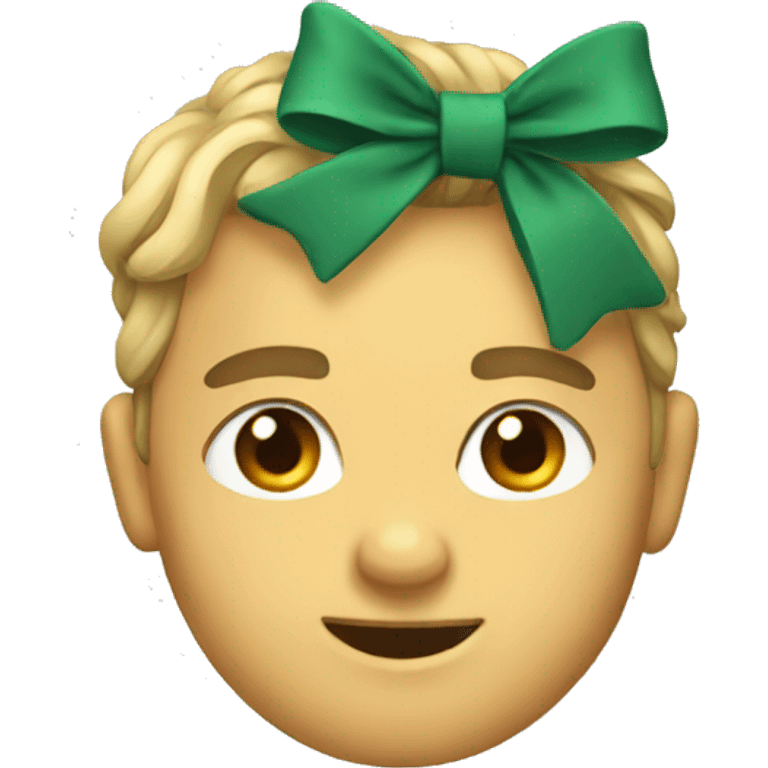 A bow  emoji