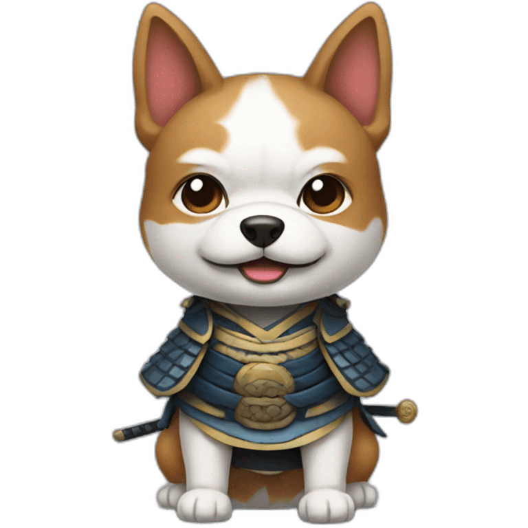 samurai dog emoji