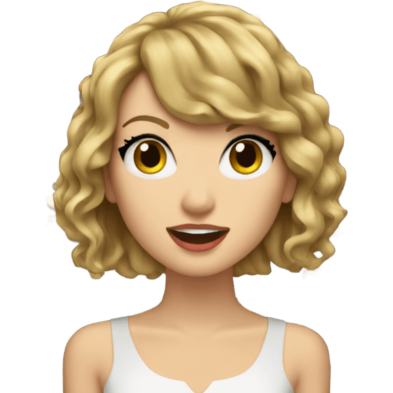 Taylor swift singing emoji