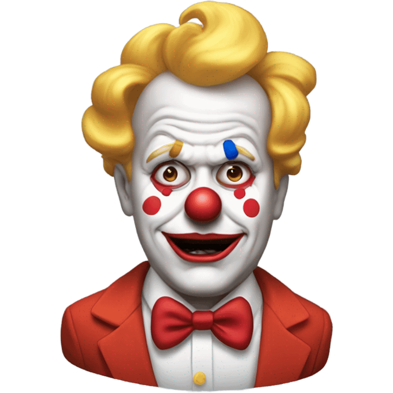 Trump as a clown emoji