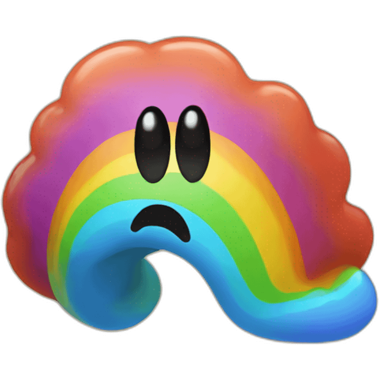 rainbow poop dance emoji