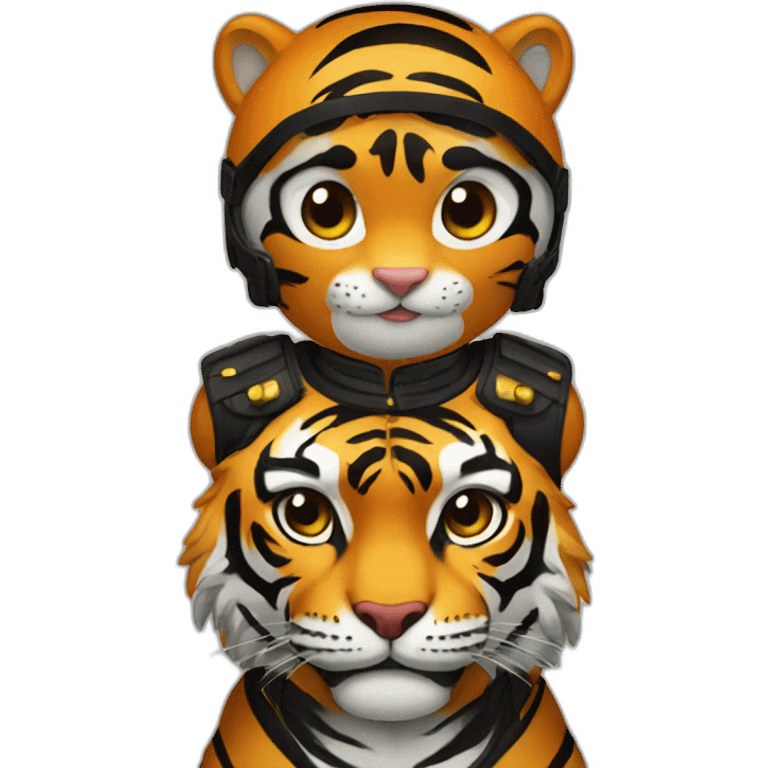 Tiger rider emoji