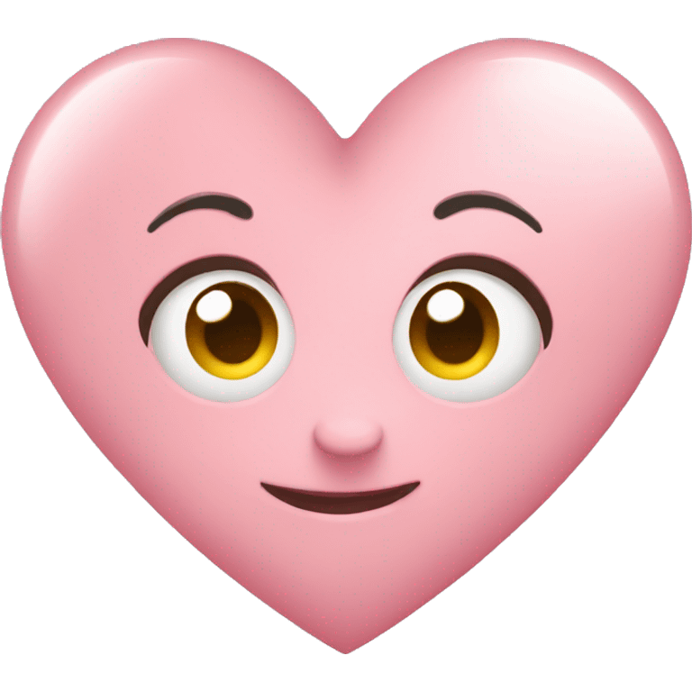 light pink heart emoji