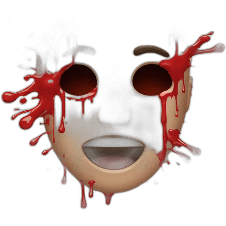 a+ blood splatter emoji