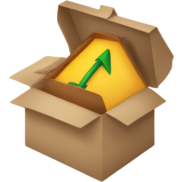 arrow inside box emoji